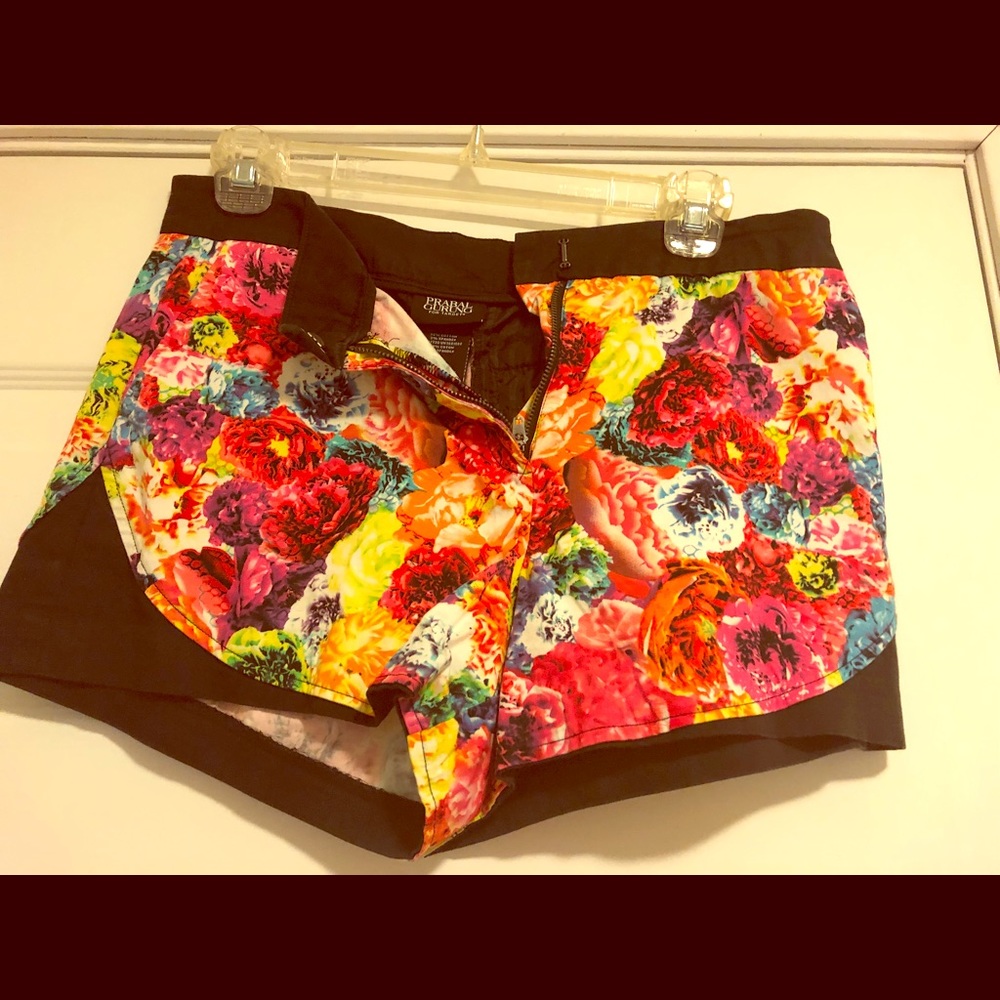 Prabal gurung x target floral shorts